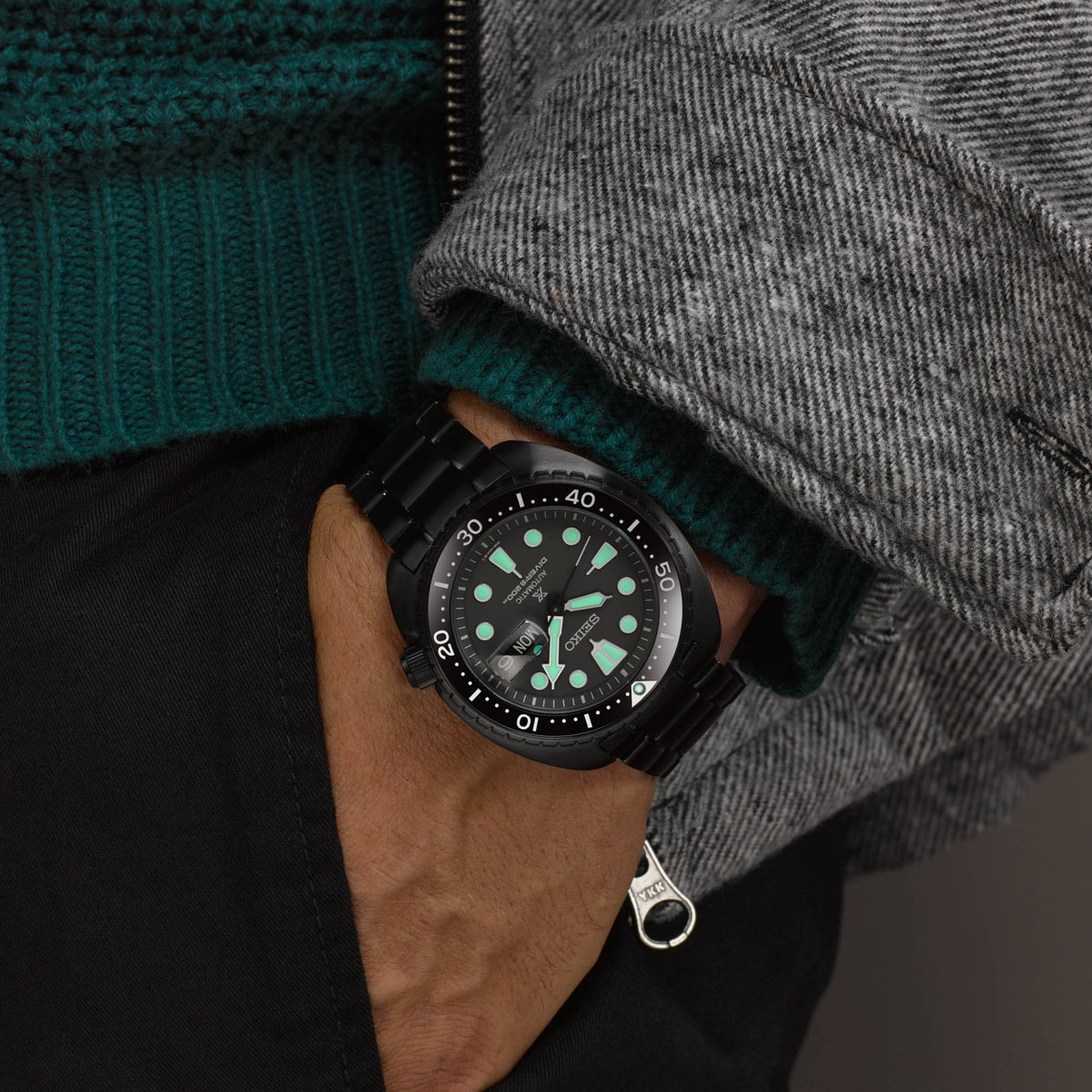 Prospex Turtle Automatic Divers Watch Night Vision SRPK43K1