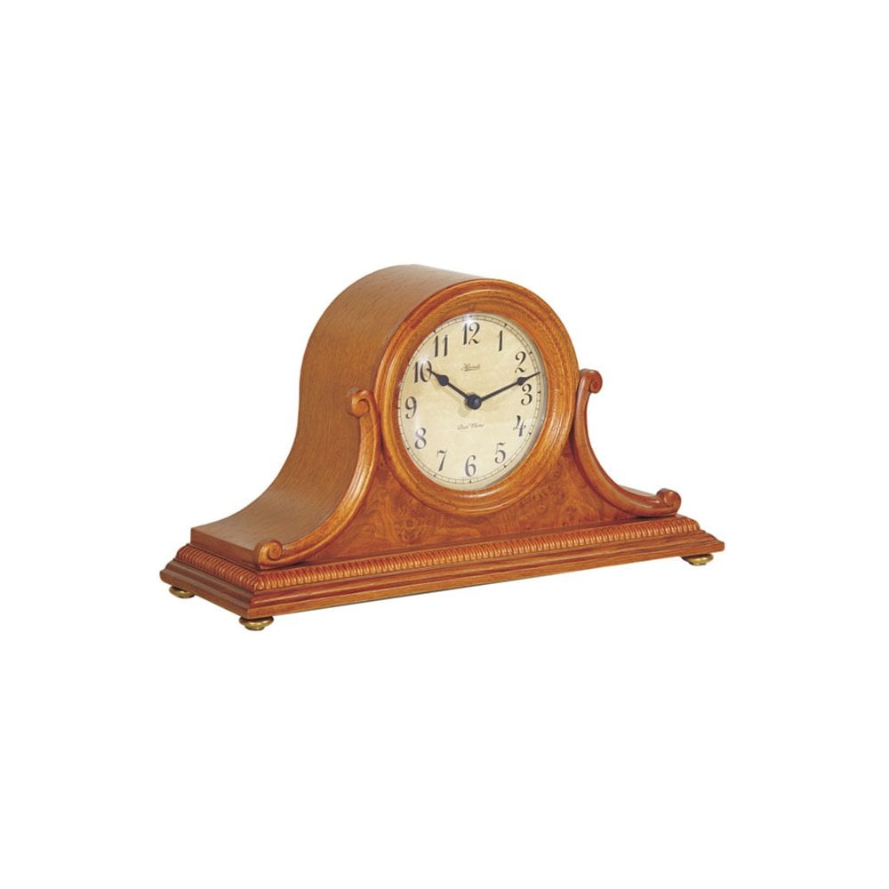 Oak Finish Wooden Quartz Chiming Mantel Clock 21132I9Q