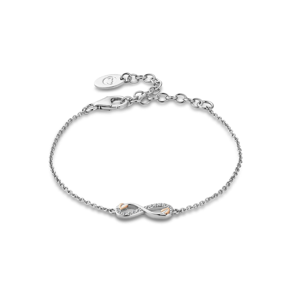 Silver & Gold Tree Of Life Infinity Bracelet 3STOL0737