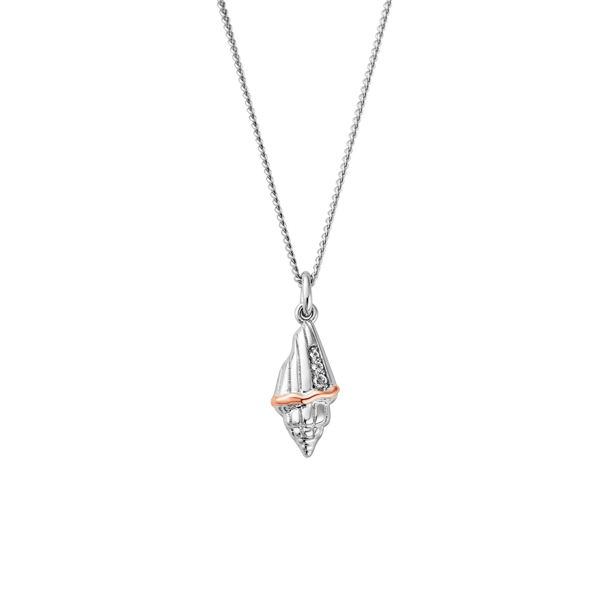 Silver & Gold Sounds Of The Sea Pendant 3SBCH0751