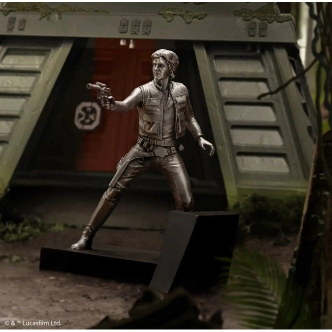 Pewter Star Wars Han Solo Endor Figurine 0179058