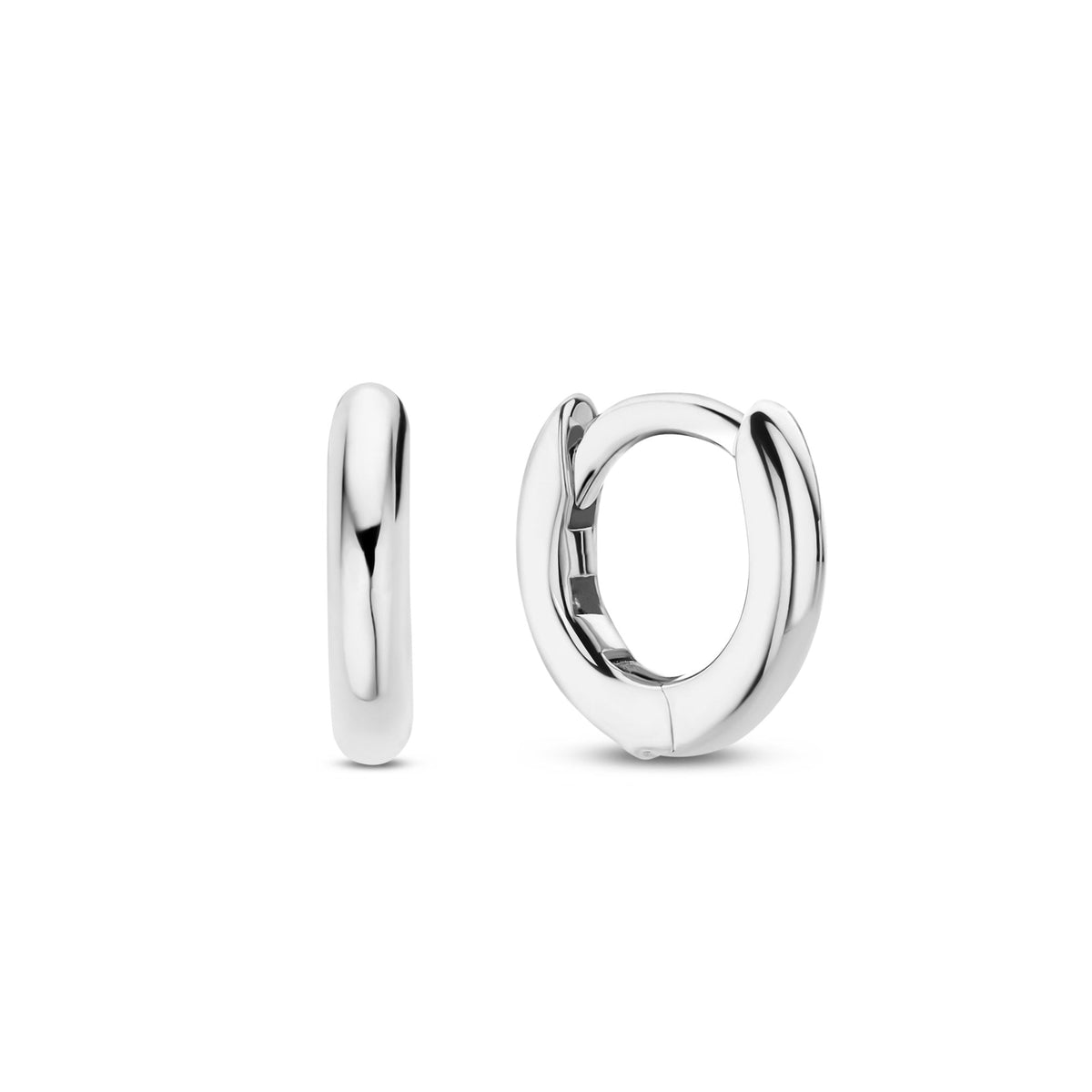 Sterling Silver Mini Huggies 7954SI
