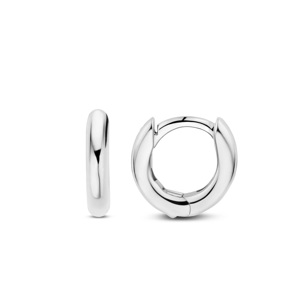 Sterling Silver Mini Huggies 7954SI