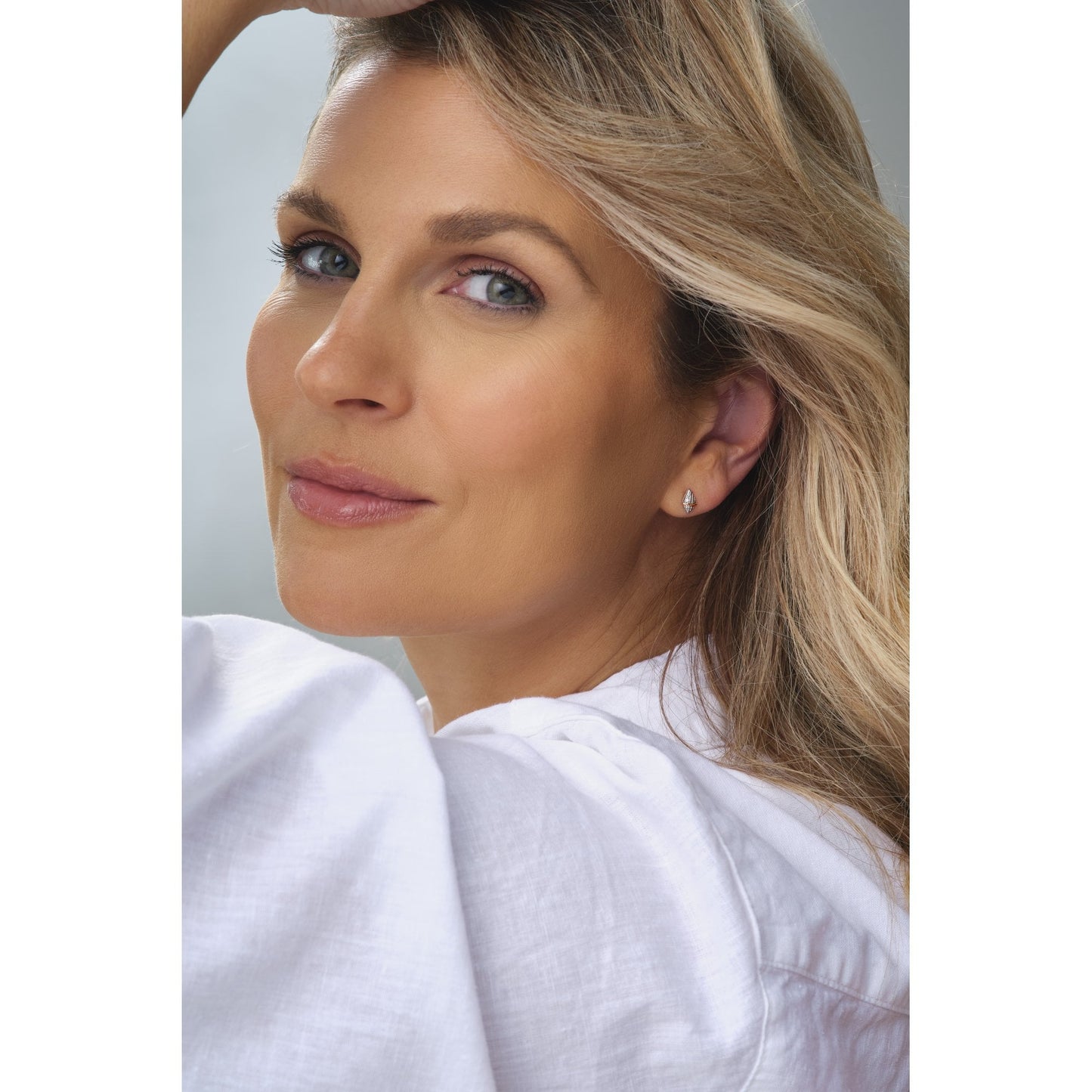 Silver & Gold Sounds Of The Sea Stud Earrings 3SBCH0750