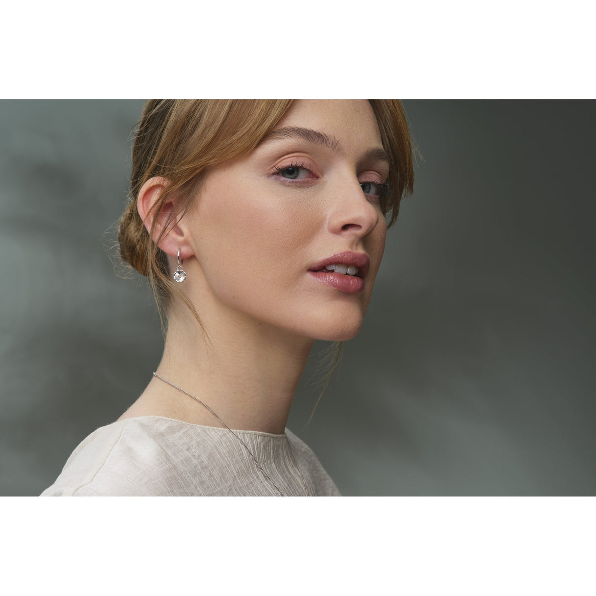Silver & Gold Nos Da Drop Earrings 3SNDA0720