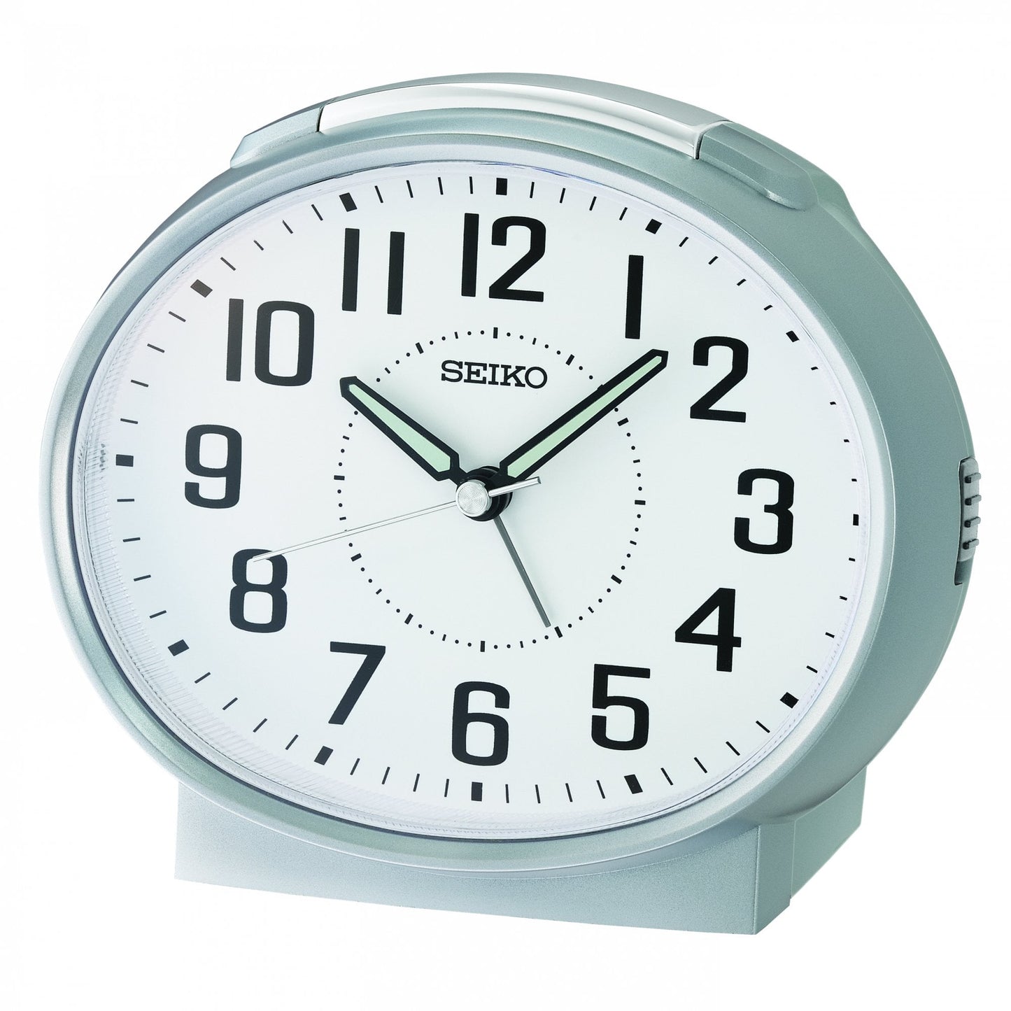 Bedside Bell Alarm Clock with Light, Snooze, Clear Face QHK059S
