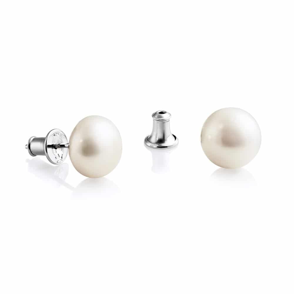 Silver Freshwater Pearl 9mm Stud Earrings 1509946