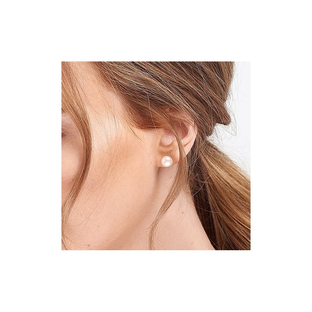 Sterling Silver Freshwater Pearl Stud 7mm Stud Earrings