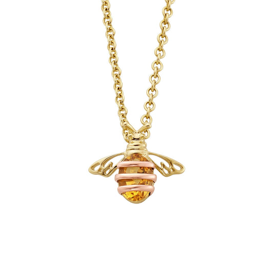 9ct Gold Ladies Hoey Bee Pendant HNBCP