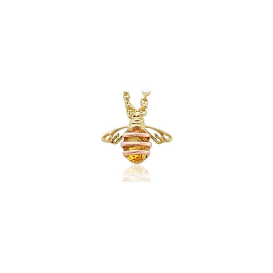 9ct Gold Ladies Hoey Bee Pendant HNBCP