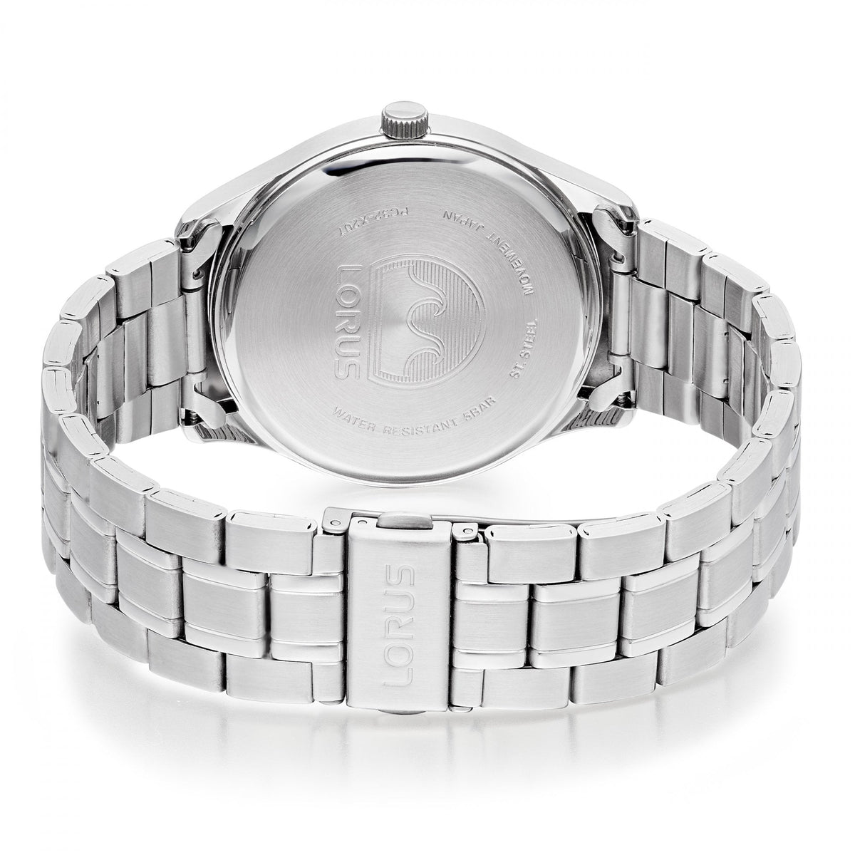 Gents Steel Everyday Battery Watch on Bracelet, Date RH931QX9