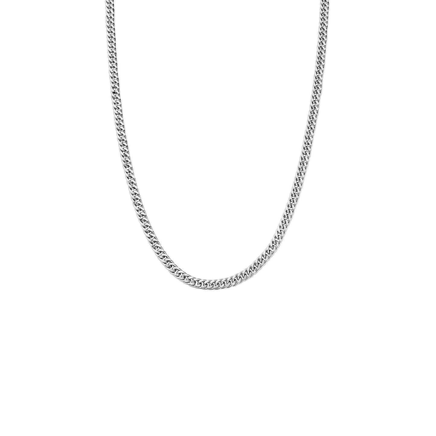 Silve & Gold Tree Of Life Insignia Curb Chain 3SCHN0734