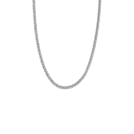 Silve & Gold Tree Of Life Insignia Curb Chain 3SCHN0734