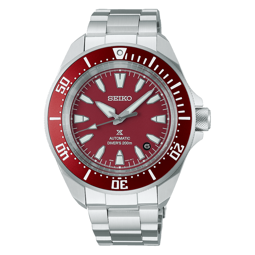 Prospex Steel Automatic Divers Watch Red Shog-urai SRPL11K1