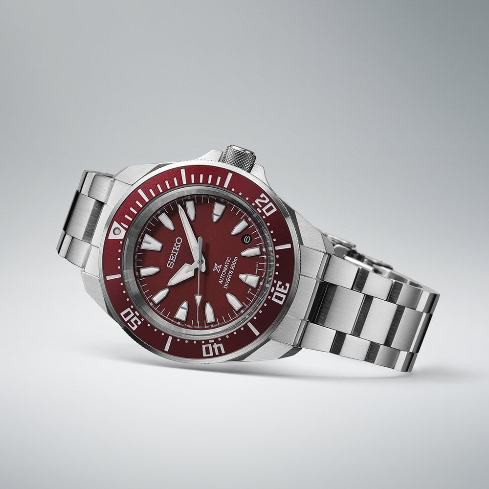 Prospex Steel Automatic Divers Watch Red Shog-urai SRPL11K1