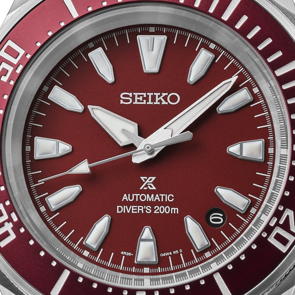 Prospex Steel Automatic Divers Watch Red Shog-urai SRPL11K1