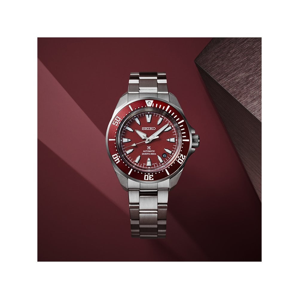 Prospex Steel Automatic Divers Watch Red Shog-urai SRPL11K1