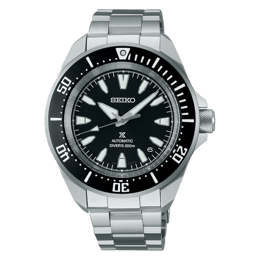 SRPL13K1 Seiko Prospex Gents Stainless Steel 200m Diver's Watch on Bracelet with Date Black 'Shog-urai'