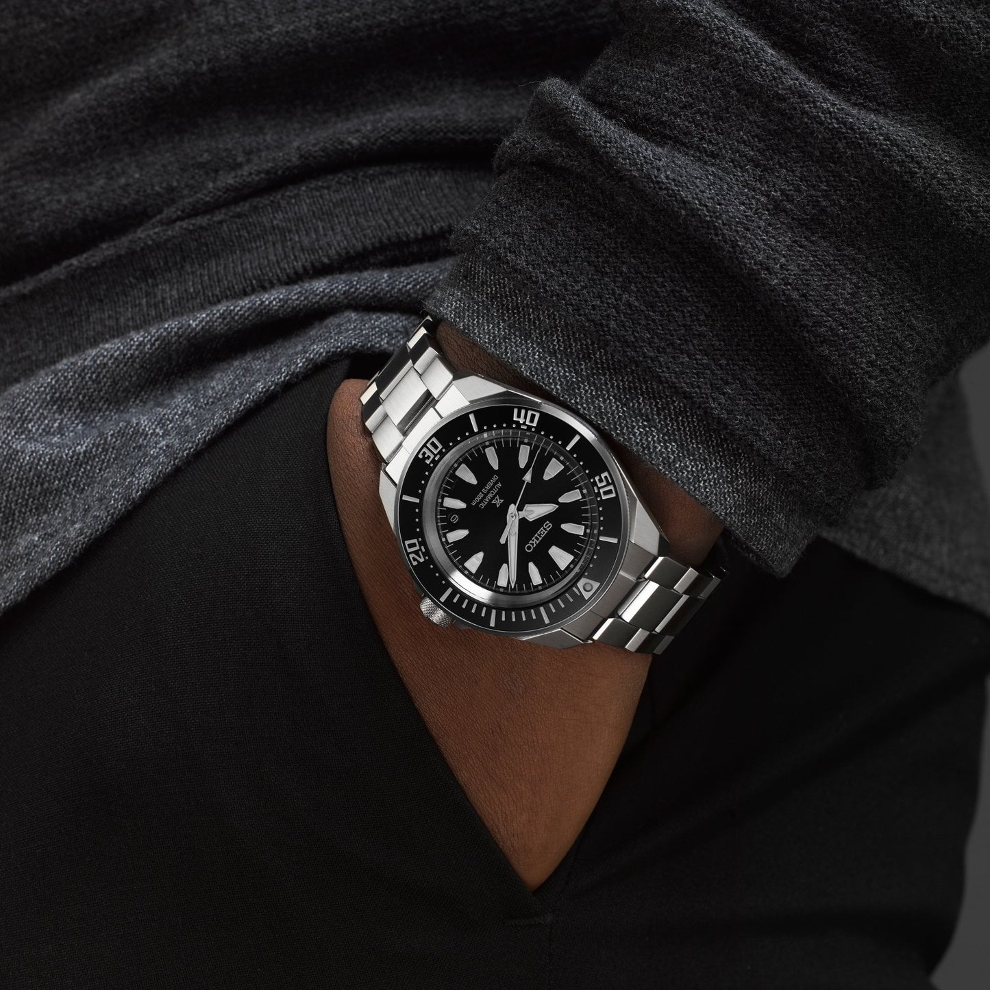 Prospex Steel Automatic Divers Watch Black Shog-urai SRPL13K1