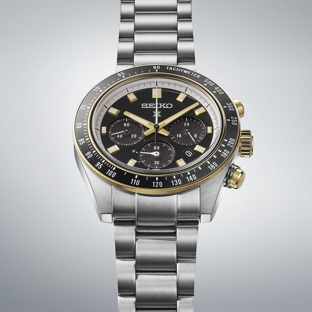 Prospex Solar Steel Speedtimer Watch 'Circuit Race' SSC941P1