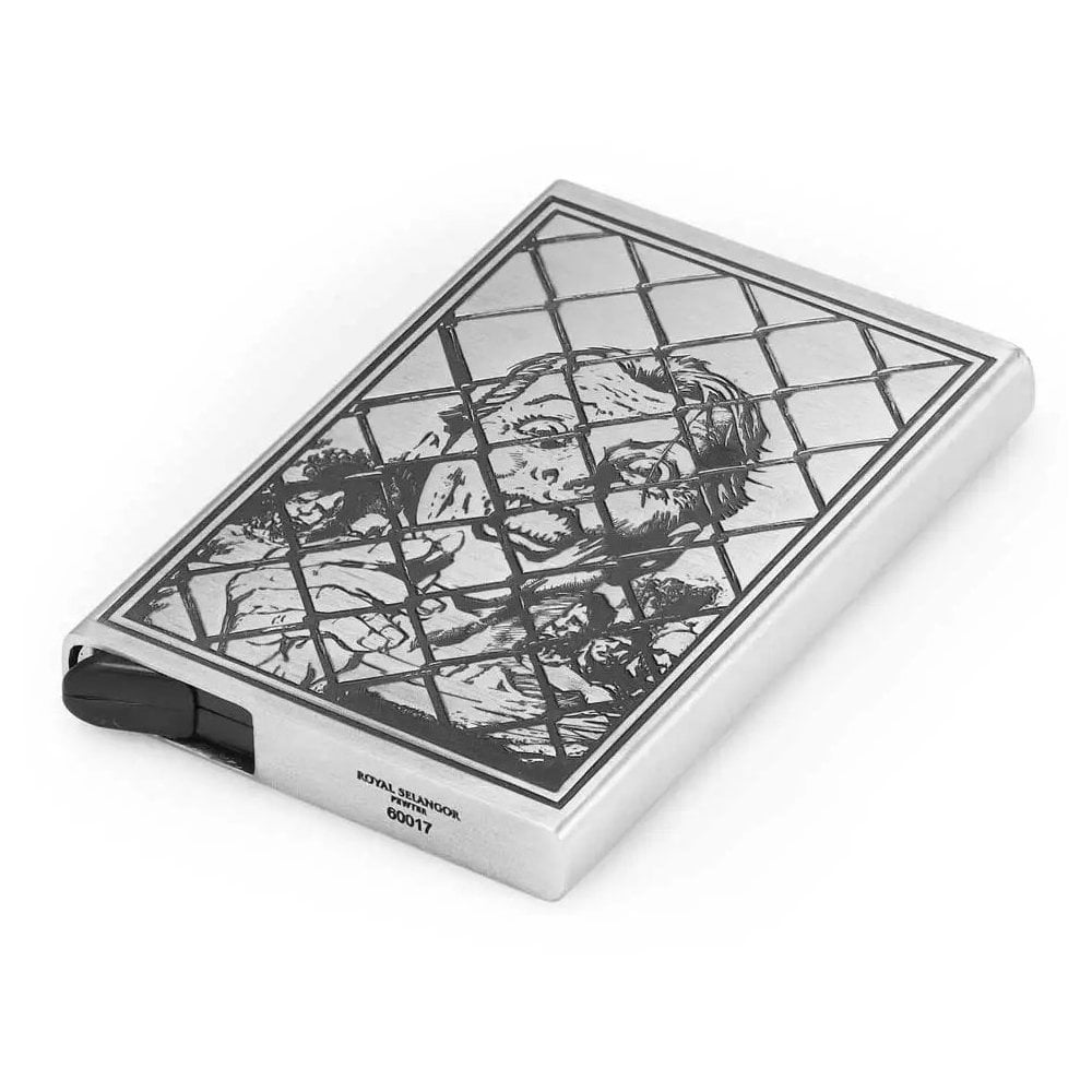 Joker Credit Card Holder in Pewter 0160017