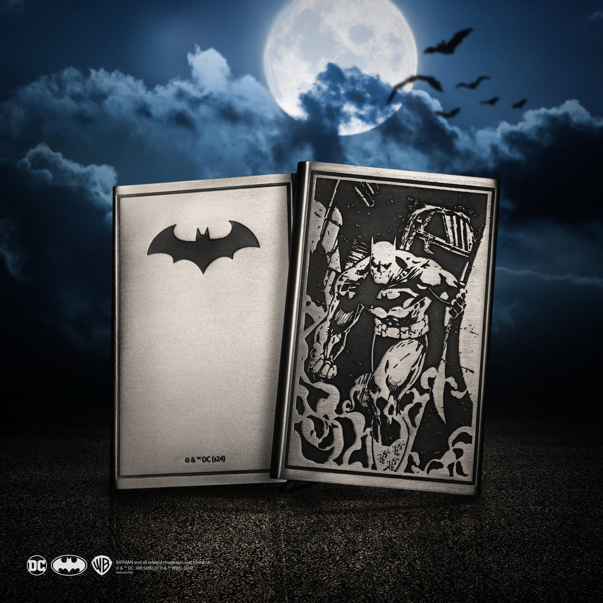 Batman Credit Card Holder in Pewter 0160016