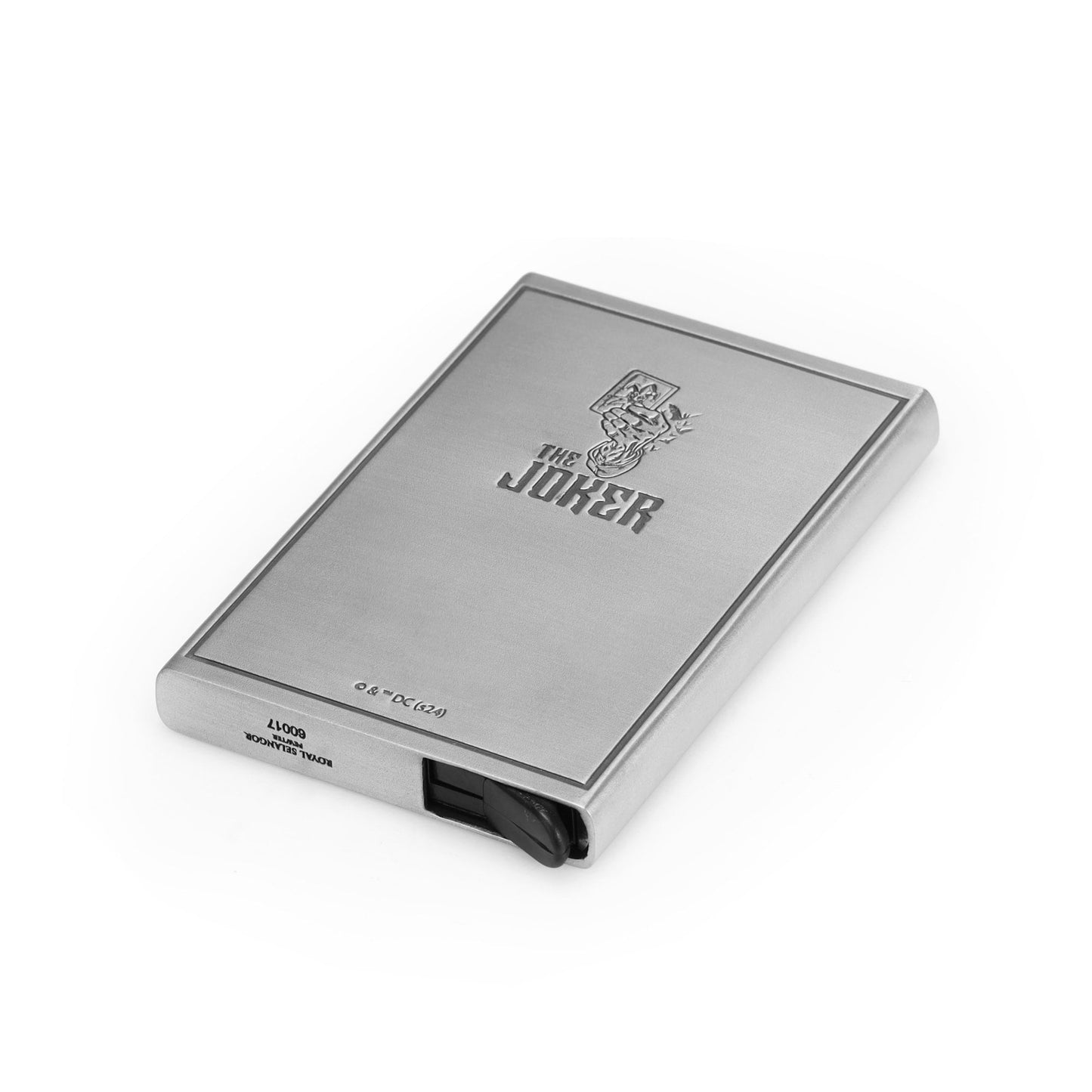 Joker Credit Card Holder in Pewter 0160017
