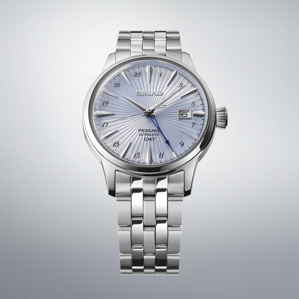 Presage Stainless Steel Automatic GMT Watch Skydiving SSK037J1