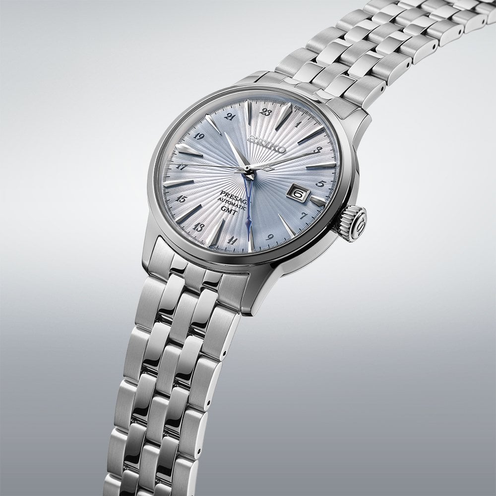Presage Stainless Steel Automatic GMT Watch Skydiving SSK037J1