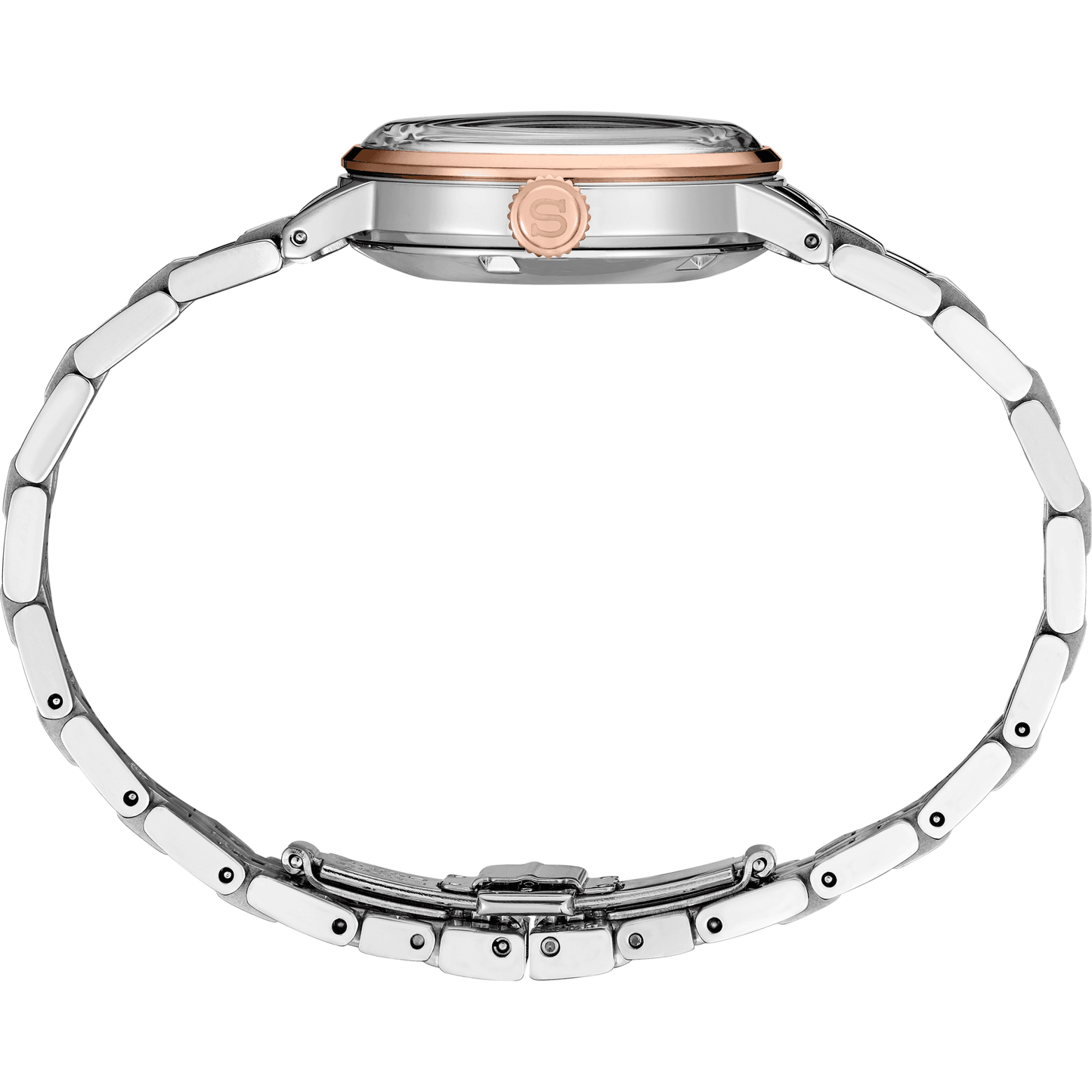 Presage Ladies Steel Automatic Diamond Set Watch SRE009J1