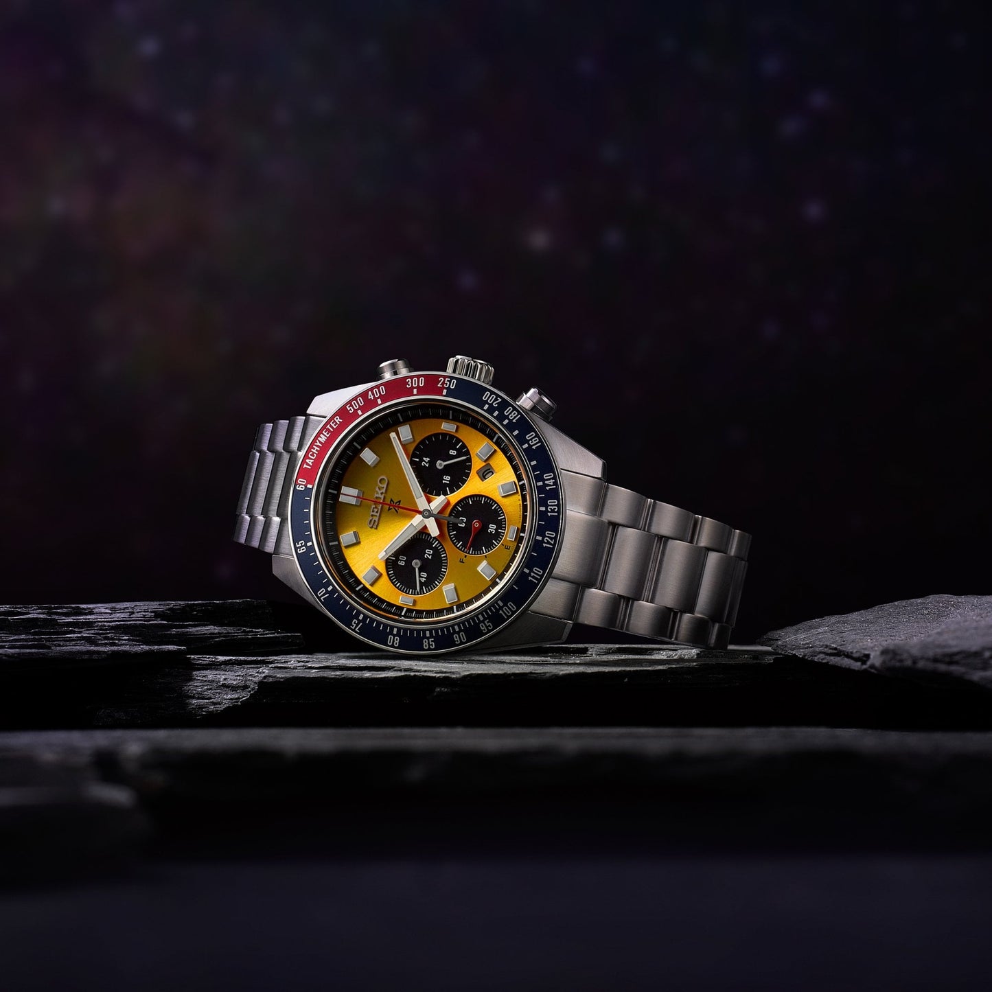 Prospex Steel Solar Chronograph Watch on Bracelet SSC947P1
