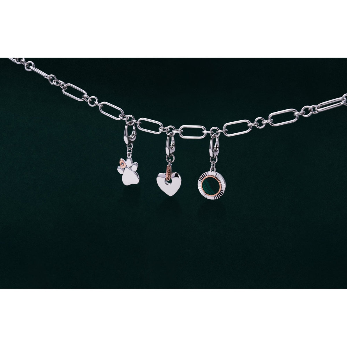 Sterling Silver & Welsh Gold Tree Of Life Cariad Charm 3SCAR0776