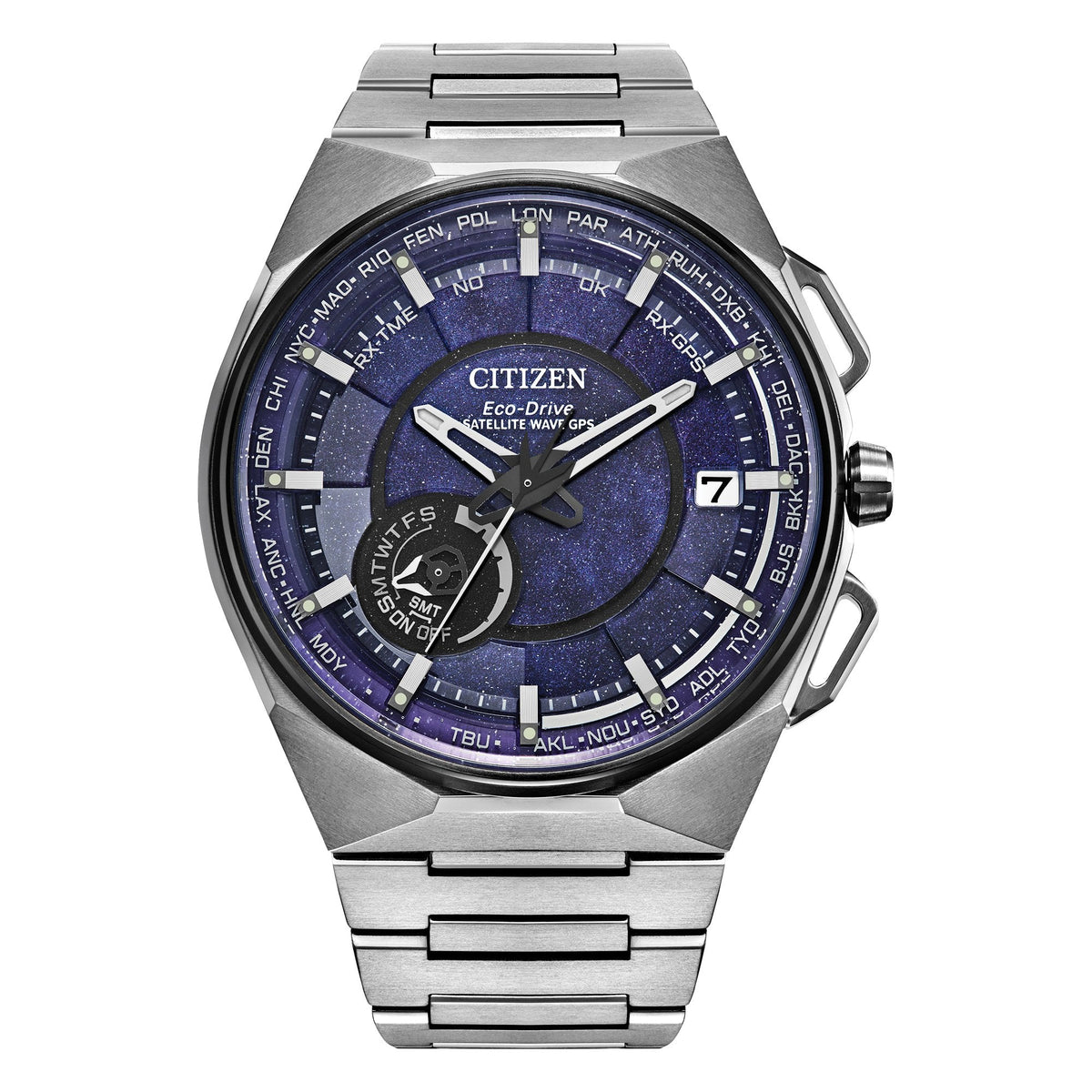 Gents Satellite Wave GPS Titanium Watch, Bracelet  CC3097-52L