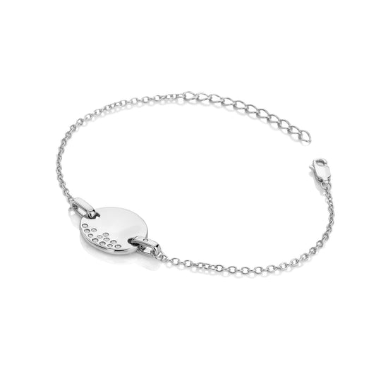 Sterling Silver Ladies Illuminate Diamond Bracelet DL697