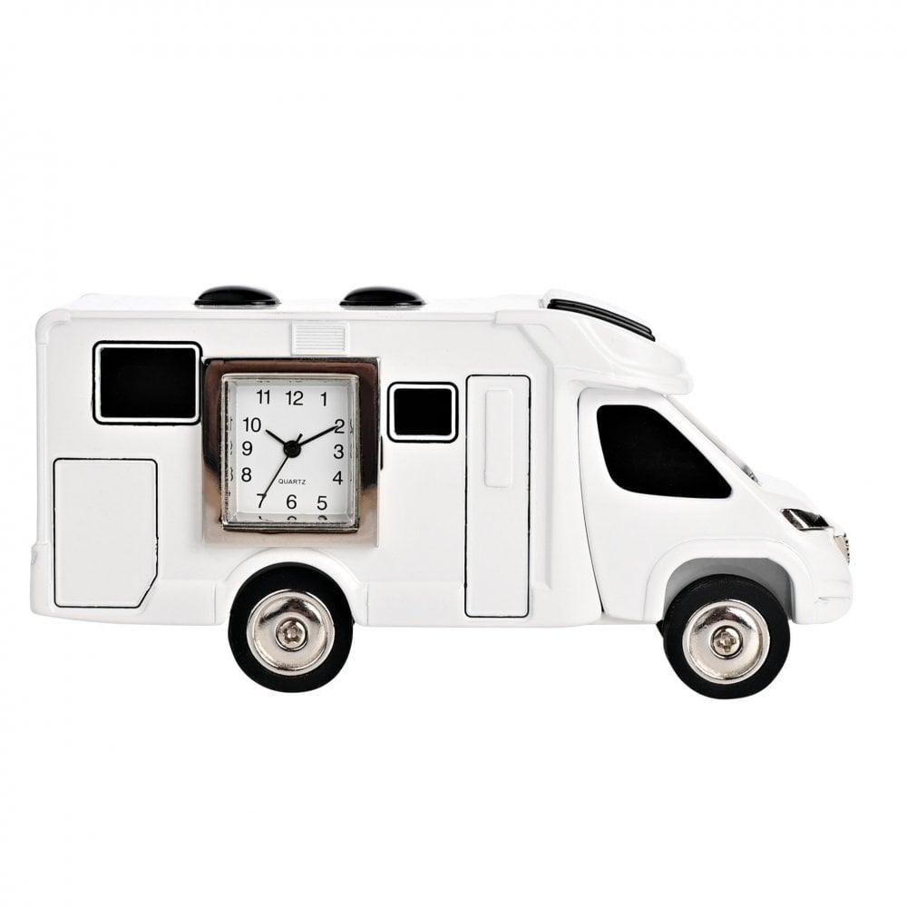 Miniature Novelty Quartz Battery Mantel Clock - Camper Van 9881