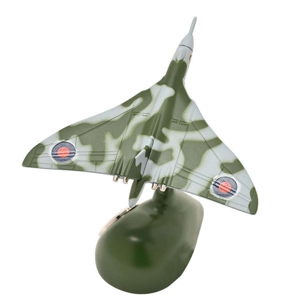 Novelty Miniature Vulcan Plane Quartz Mantel Clock RAF422
