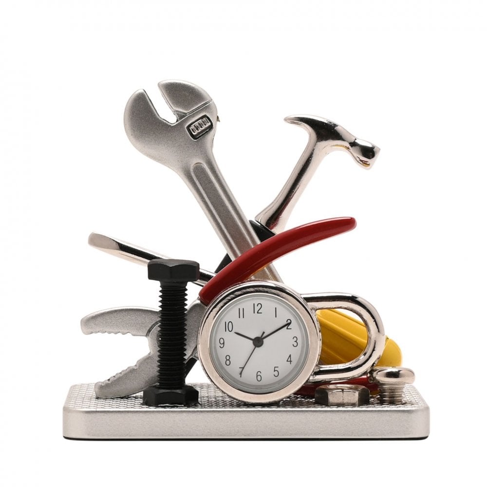 Novelty Tools Set Miniature Quartz Mantel Clock 9728