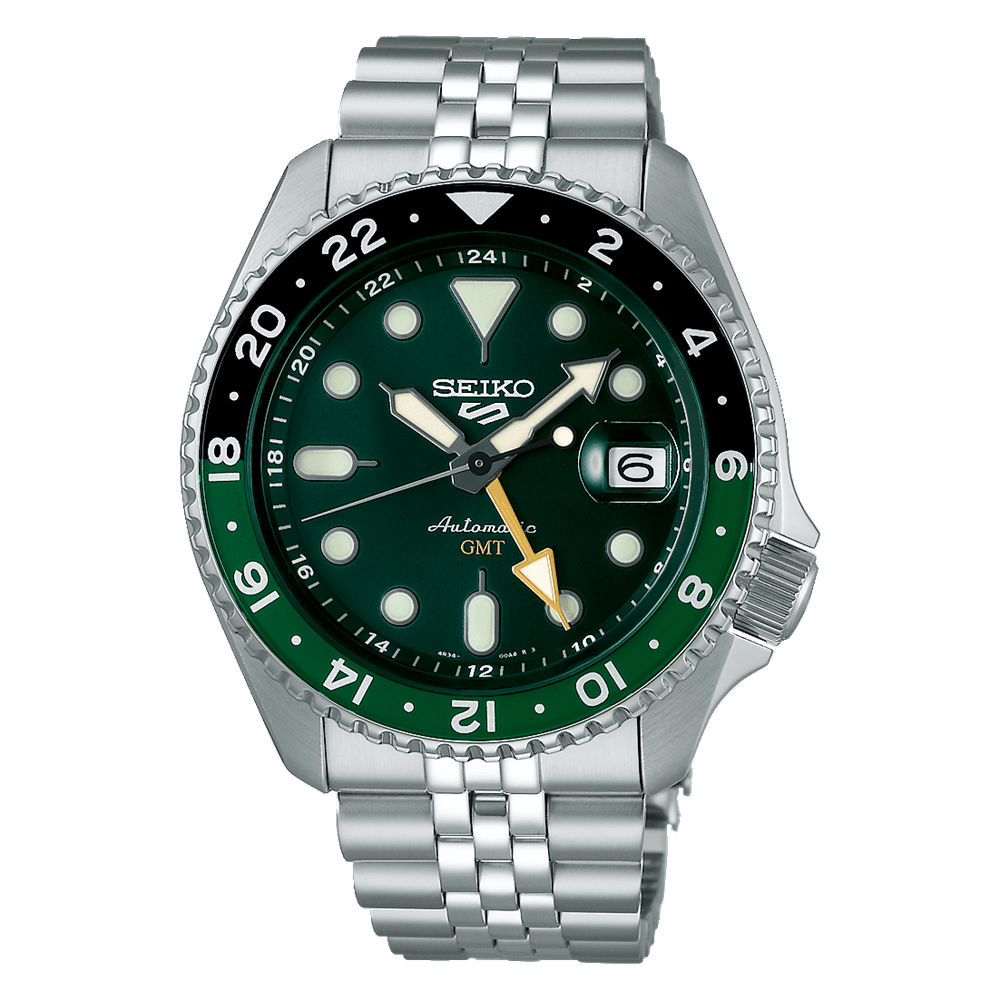 5 Sports GMT Automatic Watch Bi-Colour Green SSK035K1