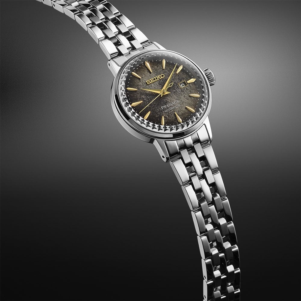 Presage Automatic Watch, Date, Bracelet 'Cocktail Time' SRE015J1