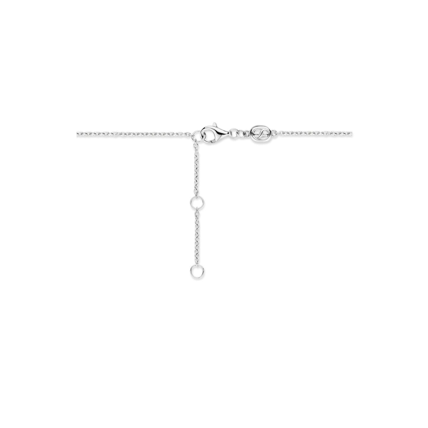 Sterling Silver Cubic Zirconia Cross Bracelet 23048ZI