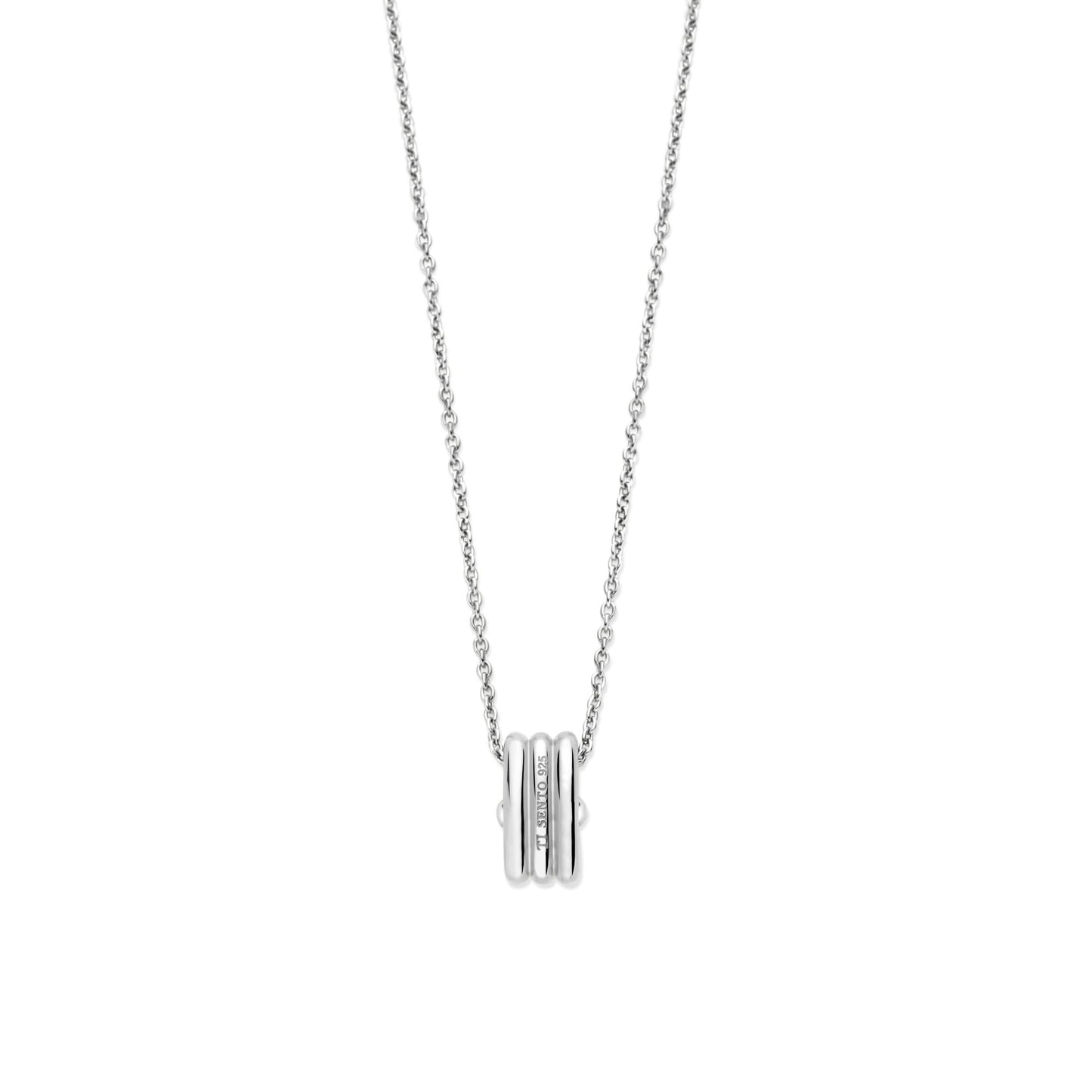 Ladies Sterling Silver Cubic Zirconia Pendant 34057ZI/42