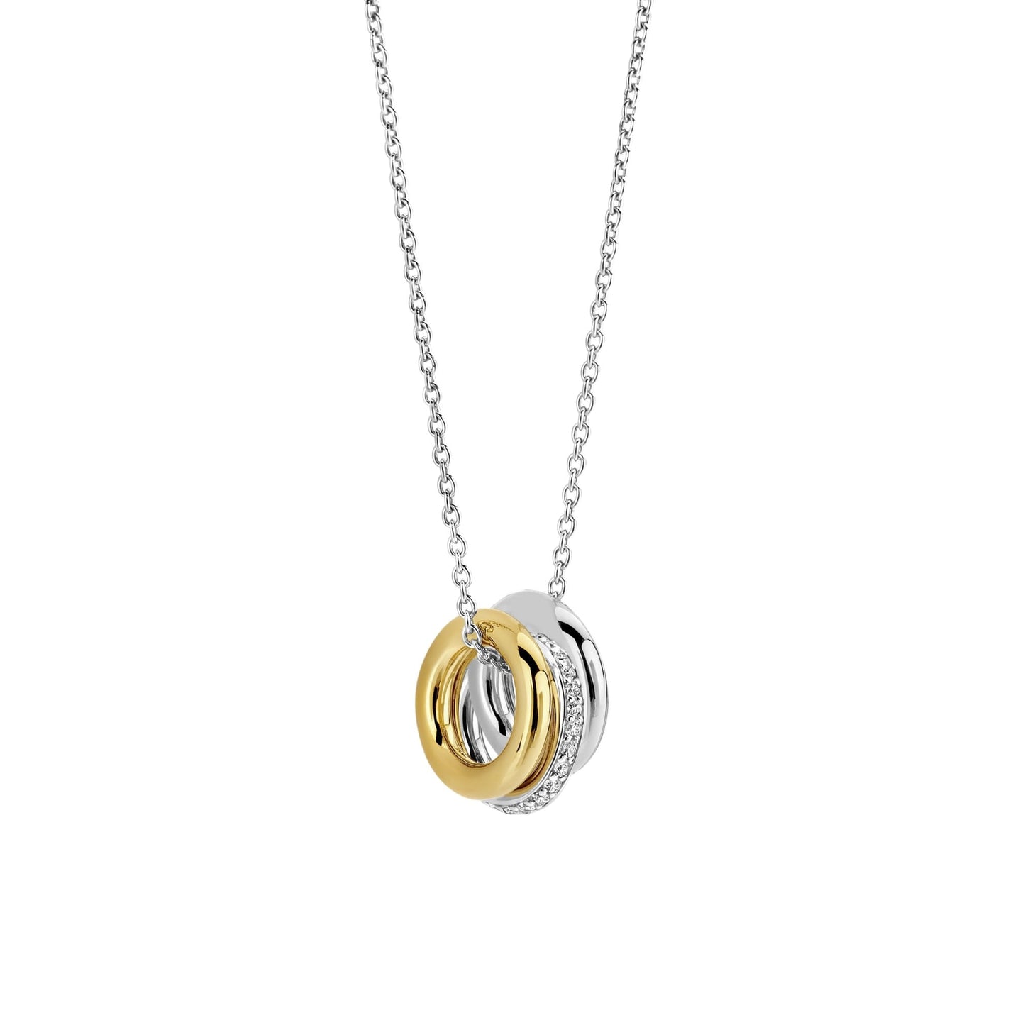 Sterling Silver Ladies  Cubic Zirconia Pendant 34058ZY/42