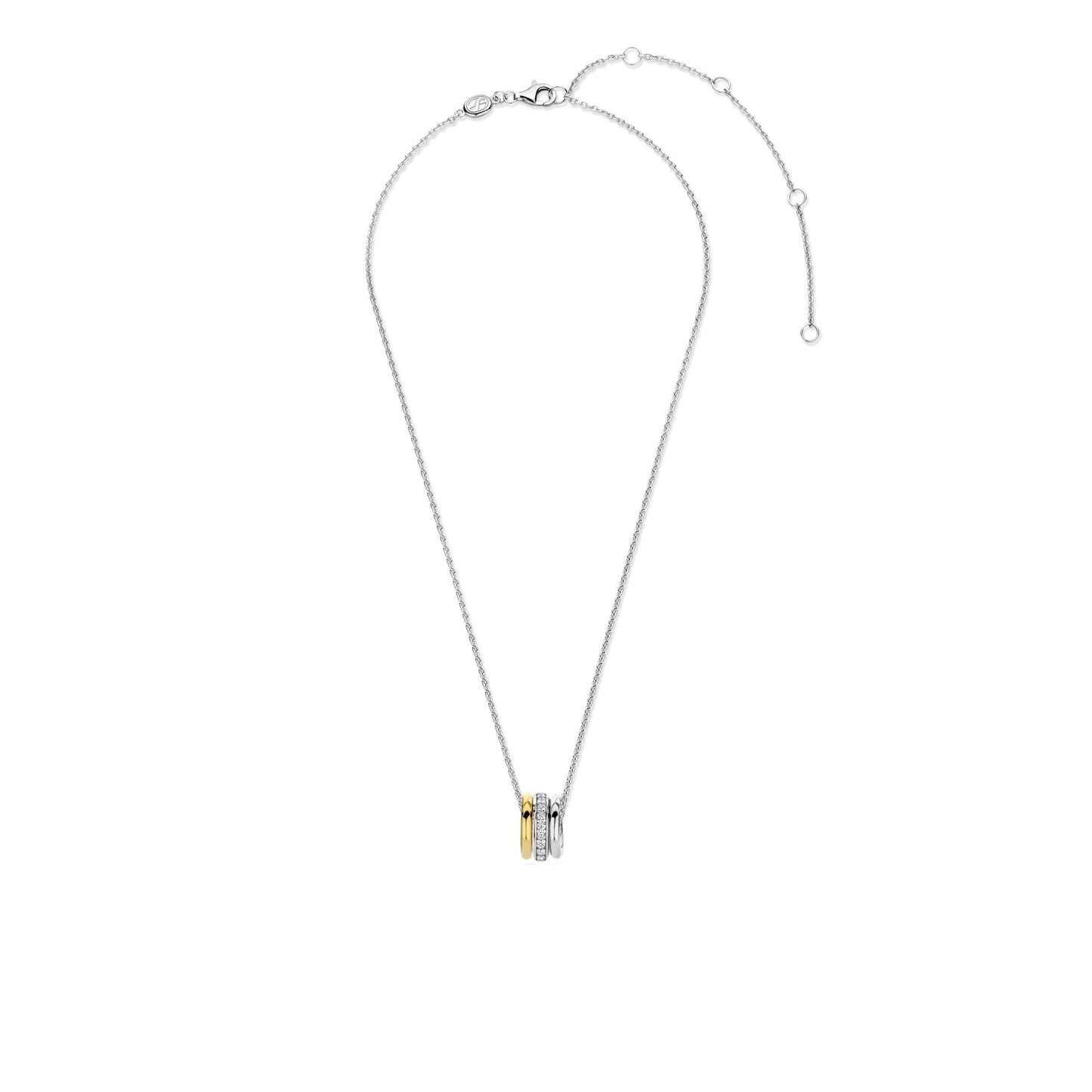 Sterling Silver Ladies  Cubic Zirconia Pendant 34058ZY/42