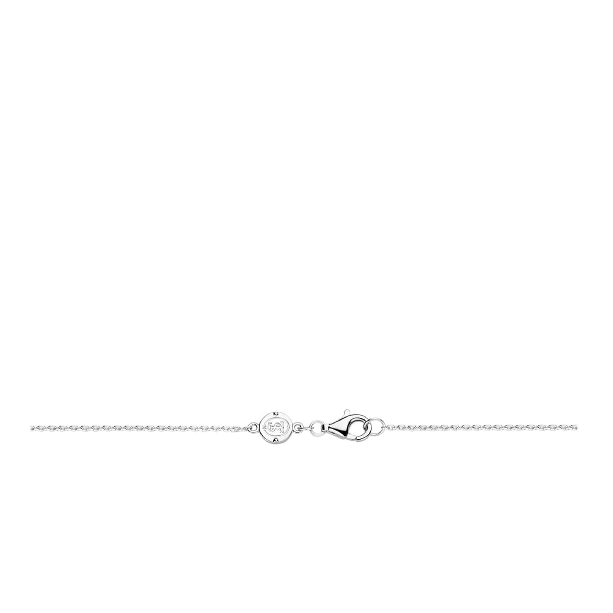 Ladies Sterling Silver Cubic Zirconia Necklace 3978ZI/42