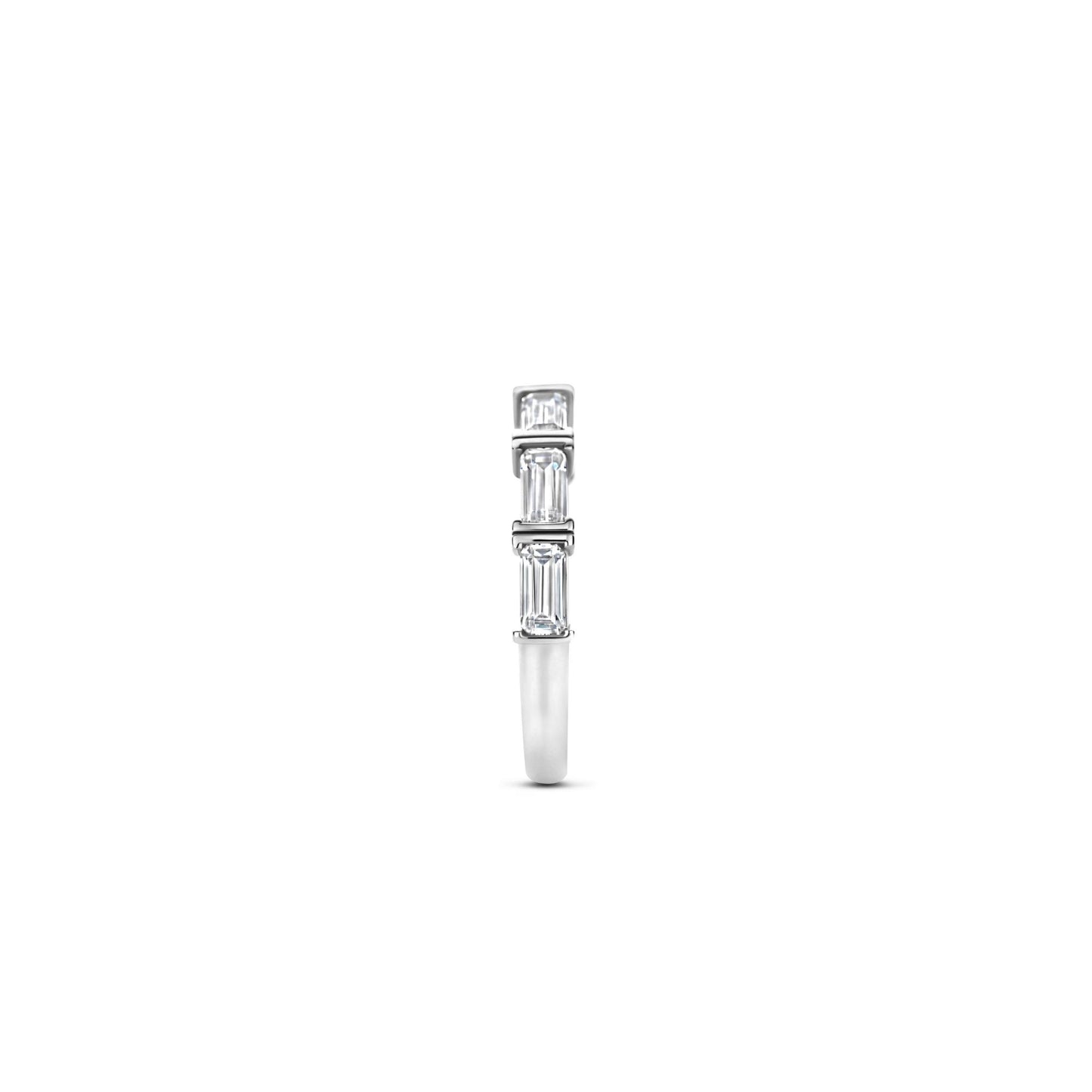 Sterling Silver Ladies Cubic Zirconia Ring 12338ZI/54