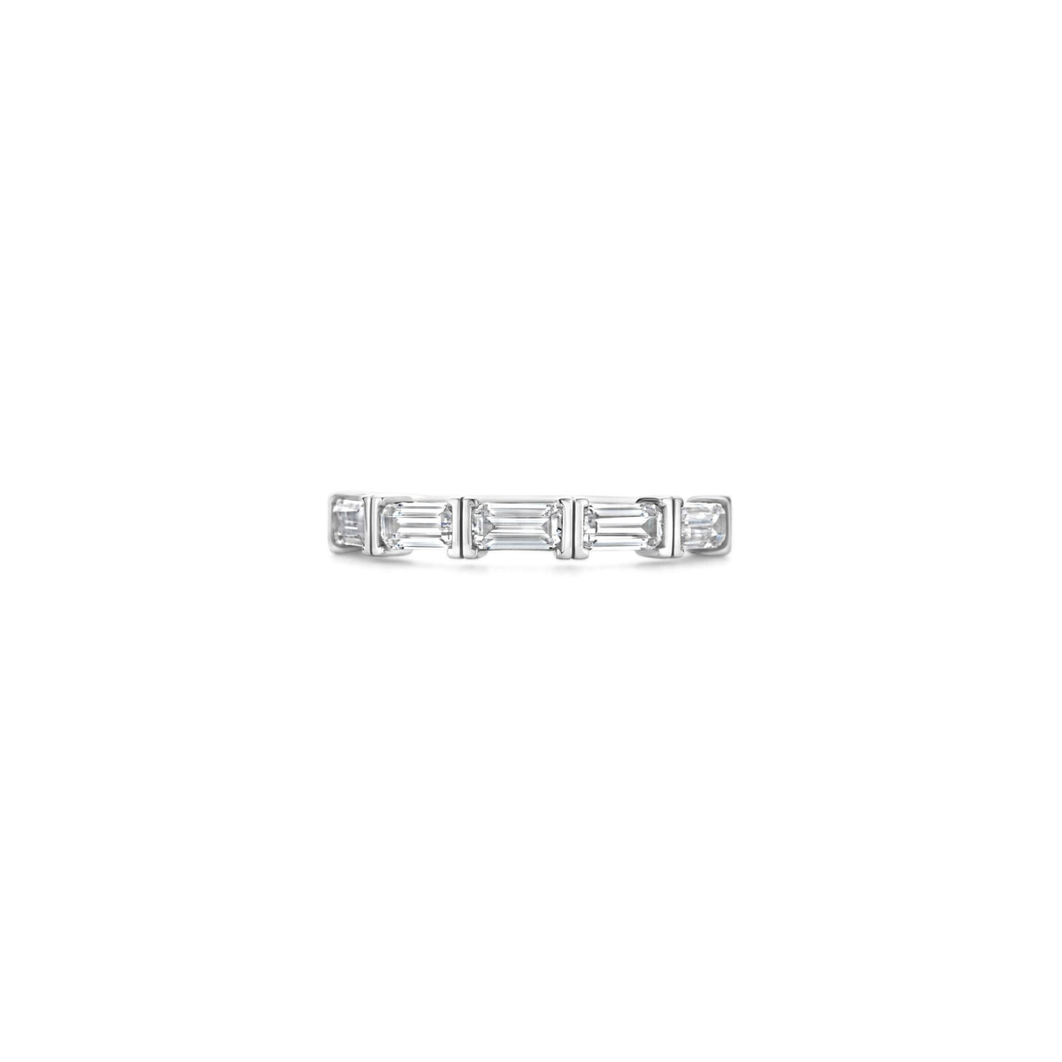 Sterling Silver Ladies Cubic Zirconia Ring 12338ZI/54