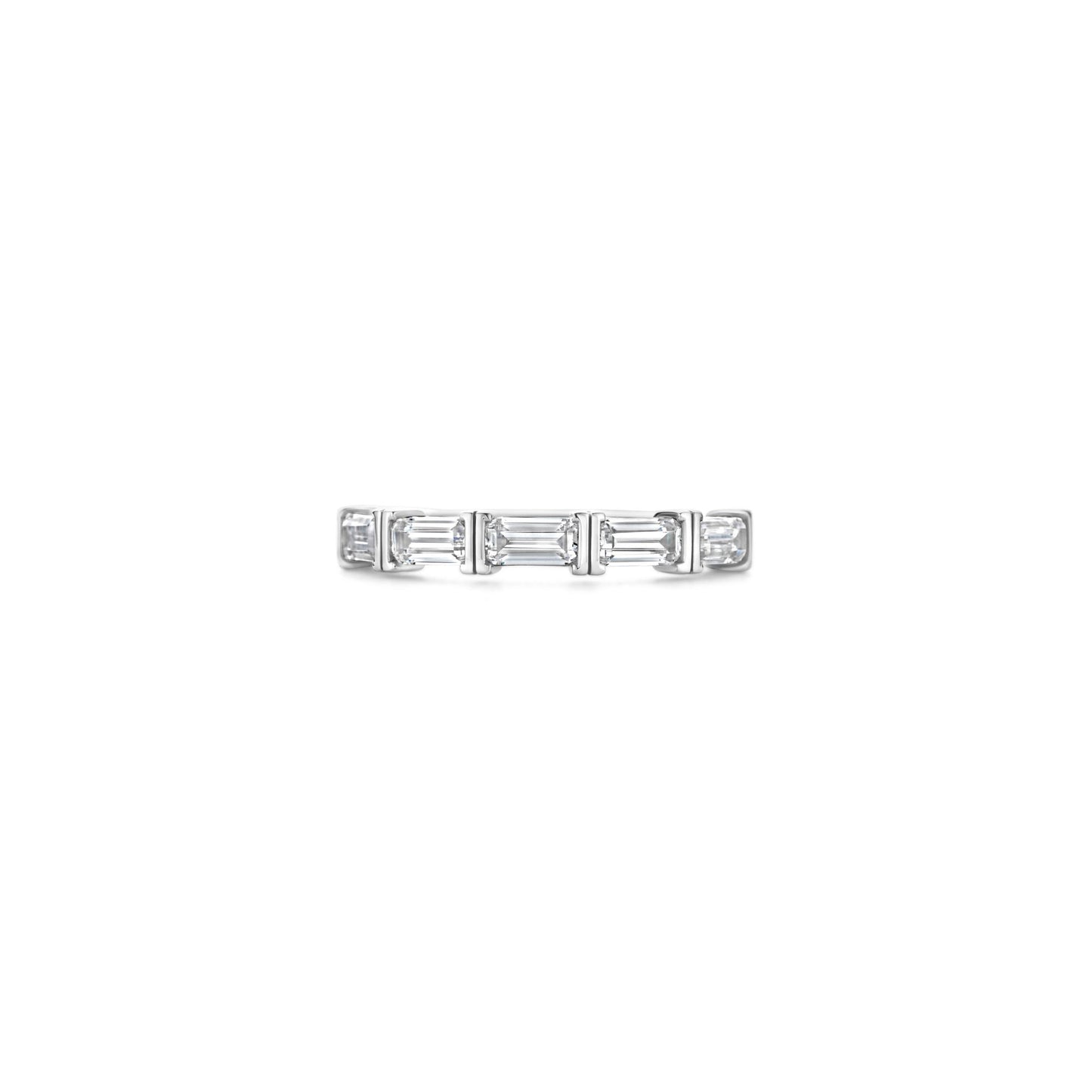 Sterling Silver Ladies Cubic Zirconia Ring 12338ZI/54