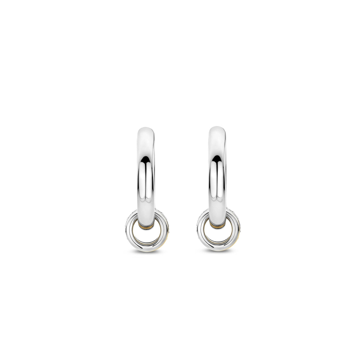 Sterling Silver Ladies Cubic Zirconia Earrings 7981ZY