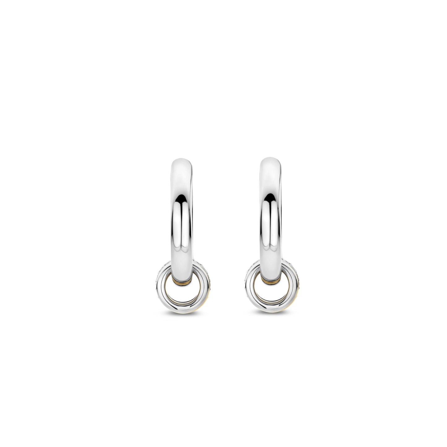Sterling Silver Ladies Cubic Zirconia Earrings 7981ZY