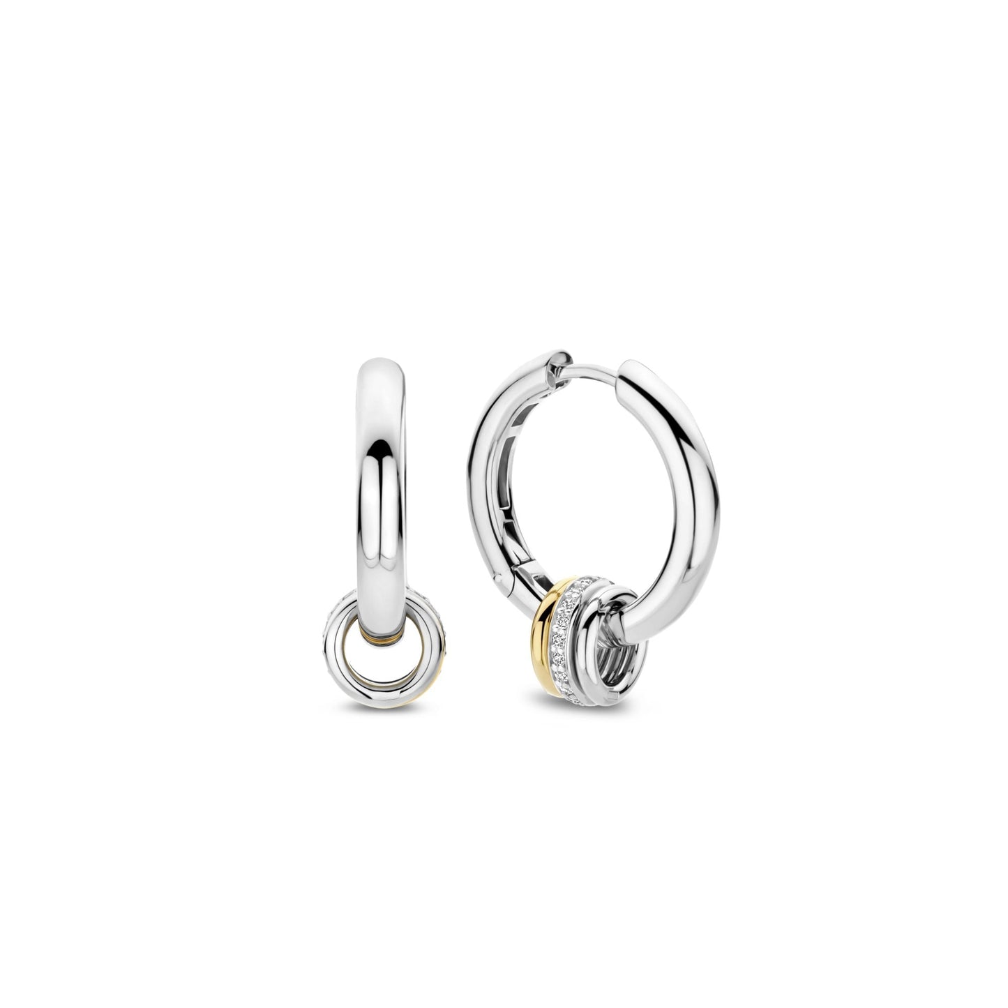 Sterling Silver Ladies Cubic Zirconia Earrings 7981ZY